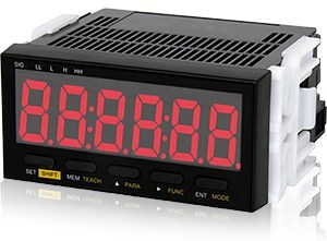 [DT-501XA-CPT] Shimpo Panel Meter Tachometer, 100-240 VAC Powered, Relay Output