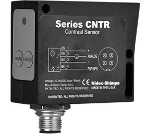 [CNTR-1] Shimpo Contrast Sensor with M12 Connection, NPN/PNP and Analog Output