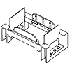 [BMK11000] BMK11- CUB5 or MLPS DIN Rail Base Mount Adapter Kit