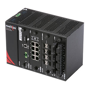 [NT24K-DR24-DC] NT24k Series, 24-Port, N-Tron NT24K-DR24-DC Modular Managed Ethernet Switch, DC