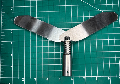 [LAR111200] Bindicator 2-Vane Collapsible Paddle, SS (H-380)