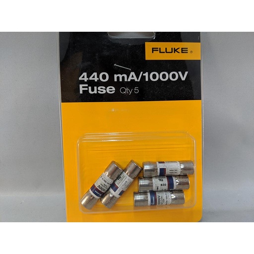 [203414] FUSE 440mA 1000V FAST BLISTER PACK QTY 5 FLUKE DMM44/100 DMM 44/100