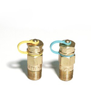 [110 TEST PLUG] Pete's Plug, 1.5" Long Brass Body and Cap, Nordel Core, 1/4" NPTM