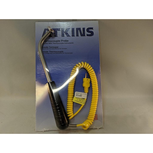 [50012-K] ATKINS TYPE K SURFACE PROBE W/4'COILED LEAD AND MINI-PLUG