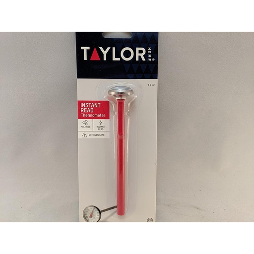 [3512] BIMETAL THERMOMETER 1"DIAL 0-220F NSF W/CASE (6 PIECE MIN)