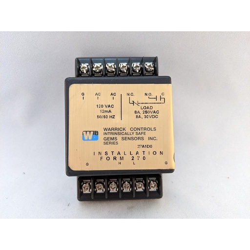 [27A1D0] Intrinsically Safe Level Control, 120VAC, 3K Ohm Sensitivity