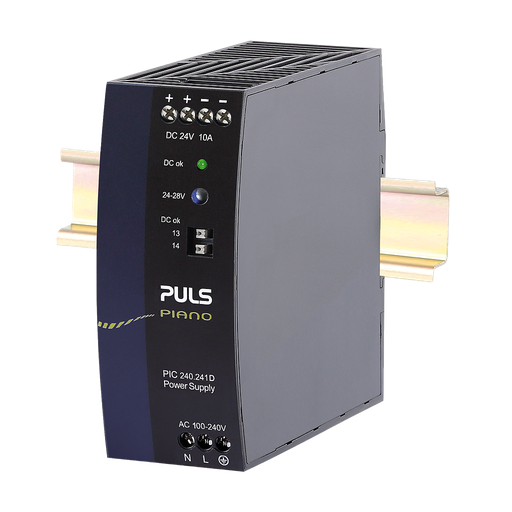 [PIC240.241D] PULS Power Supply, 240W, 100-240VAC 1PH, 24-28VDC, 10-8.6A