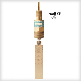[29609] FS-550 Series - High Pressure, Metal Paddle Switch, 1" NPT, SPDT, Brass Body, 302SS Paddle