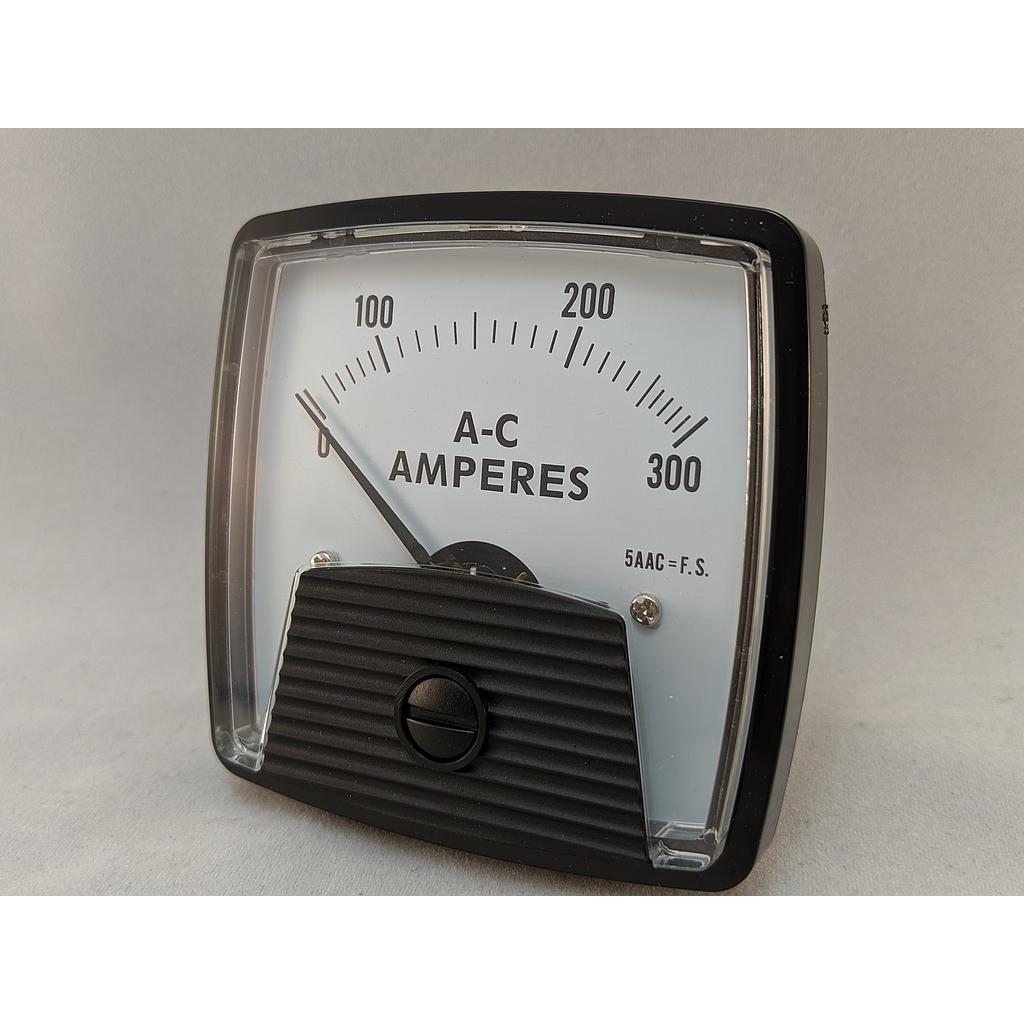 [ST705A300A] PANEL AMP METER 2.5" R=0-5AAC S=0-300AAC BIG LOOK STYLE