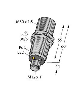 [2503030] Turck Capacitive Sensor (BC10-M30K-AN4X-H1141)