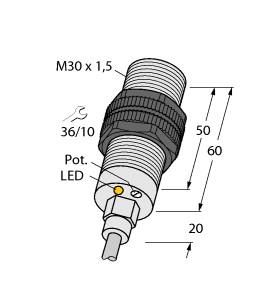 [2507020] Turck Capacitive Sensor (BC10-PT30-VN4X2)