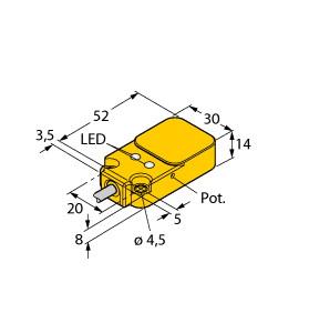 [2530010] Turck Capacitive Sensor (BC10-Q14-AN4X2)