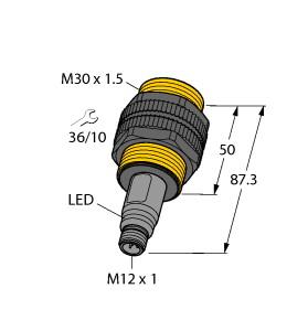 [2101700] Turck Capacitive Sensor (BCT10-S30-UP6X2-H1151)