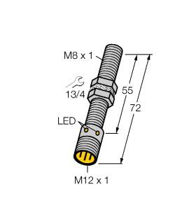 [4603700] Turck Inductive Sensor (BI1.5-G08-AN6X-H1341)