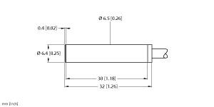[46105] Turck Inductive Sensor (BI1.5-H6.5K-AP6X)