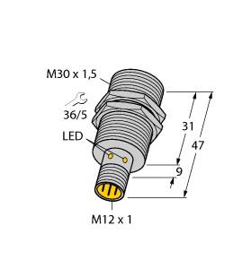 [4670660] Turck Inductive Sensor (BI10-G30K-AP6X-H1141)