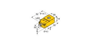 [1406120] Turck Inductive Sensor, Ring Sensor (BI10R-Q14-AN6X2)