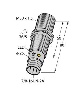[4281712] Turck Inductive Sensor (BI10U-G30-RDZ30X2-B1131)