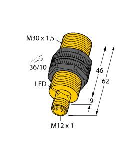 [1636600] Turck Inductive Sensor (BI10U-S30-AP6X-H1141)