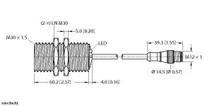 [4417086] Turck Inductive Sensor, With Weldguard® coating (BI12-GT30-AD4X-0.3-RS4.2T/S1589)