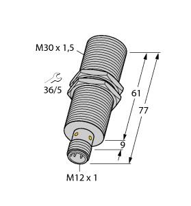 [1634946] Turck Inductive Sensor, With Extended Switching Distance (BI15U-M30E-VP6X-H1141)