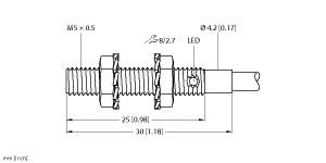 [4609840] Turck Inductive Sensor (BI1-EG05-AN6X)