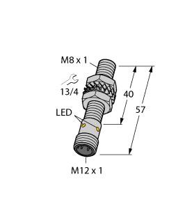 [4562095] Turck Inductive Sensor, With Weldguard® coating (BI2-EG08-AG41X-H1341/S1589)