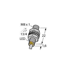 [4602544] Turck Inductive Sensor, With Increased Temperature Range (BI2-EGT08K-AP6X/S100)