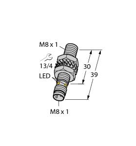[4672803] Turck Inductive Sensor, With Increased Switching Distance (BI2-G08K-AP6X-V1131)