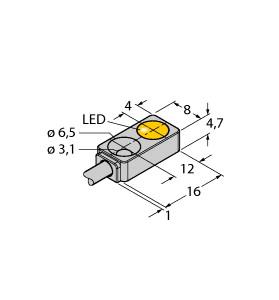 [1614000] Turck Inductive Sensor (BI2-Q4.7-AP6X)