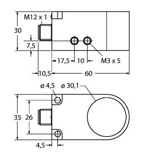 [1404501] Turck Inductive Sensor, Ring Sensor (BI30R-W30-DAN6X-H1141)