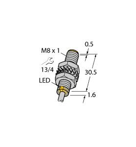 [4602913] Turck Inductive Sensor, With Increased Switching Distance (BI3-M08-AN6X)