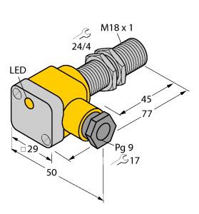 [4642500] Turck Inductive Sensor (BI5-G18SK-AN6X2)