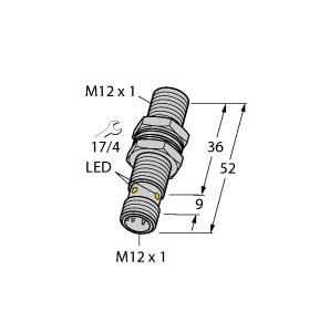 [1644822] Turck Inductive Sensor (BI6U-MT12-AN6X-H1141)