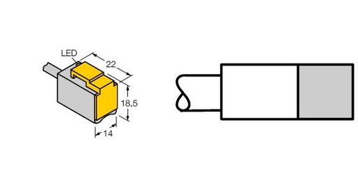 [4625400] Turck Magnetic Field Sensor, For Pneumatic Cylinders (BIM-PSM-AP6X)