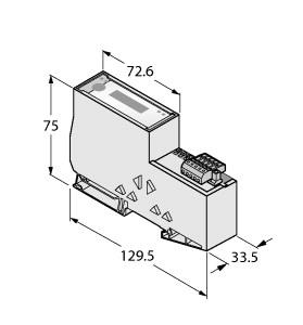 [6827301] Turck Gateway for the BL20 I/O System, Interface for DeviceNet™ (BL20-E-GW-DN)