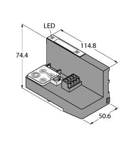 [6827309] Turck CODESYS 2 Programmable Gateway for the BL20 I/O System, Interface for Modbus TCP (BL20-PG-EN-DN-JA)