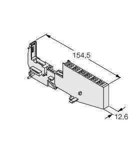 [6827053] Turck BL20 base module, Screw connection (BL20-S6S-SBBSBB)