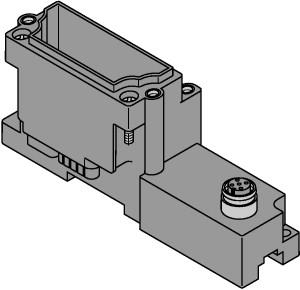 [6827193] Turck BL67 base module, 1 × M12 Connector, 8-pin (BL67-B-1M12-8)