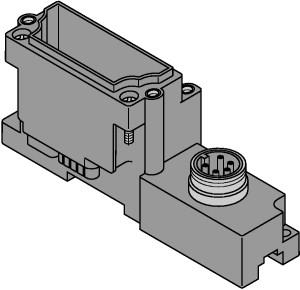[6827190] Turck BL67 base module, 1 × 7/8 Connector, 5-pin, " (BL67-B-1RSM)