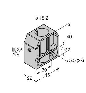 [69471] Turck Accessories, Mounting Clamp (BS 18)