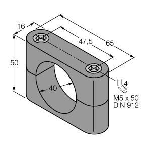 [69466] Turck Accessories, Mounting Clamp (BS 40)