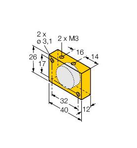 [6900367] Turck Accessories, Permanent Magnet (DM-Q12)