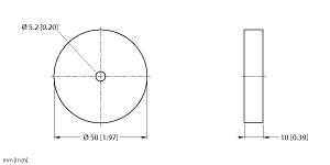 [6900386] Turck Accessories, Spacer (DS-R50)