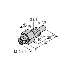 [6870304] Turck Flow Monitoring, Immersion Sensor without Integrated Processor (FCS-G1/4A4-NA-H1141)