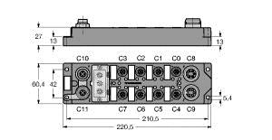 [6825430] Turck Compact multiprotocol I/O module for Ethernet, 16 digital outputs 2 A (FGEN-OM16-5001)