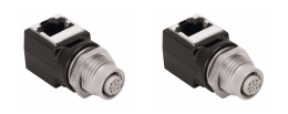 [U2-21428] Turck Panel Feed-through Receptacle, Female Receptacle to Female Receptacle (FKSDD RJ45SF 44/ST)