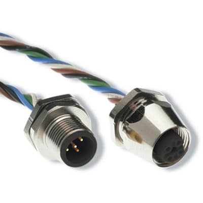 [U5119] Turck Actuator and Sensor Receptacle, Front Mount, Female, 5pin, M12 (FKW 4.5)