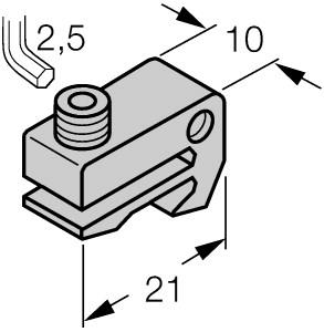 [6970402] Turck Accessories, Mounting Bracket, For Profile Cylinders (IMI Norgren) (KLF2)