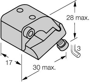 [6971911] Turck Accessories, Mounting Bracket, For Tie-Rod Cylinders (KLQ1Z)